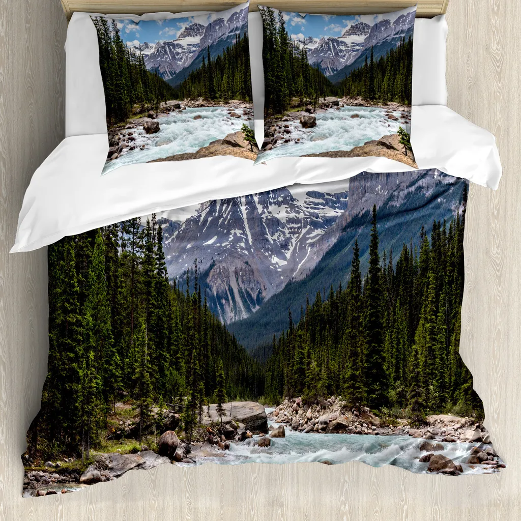 Copripiumino Anti-Allergico ABAKUHAUS Winter Alberta 155x220 + Federa