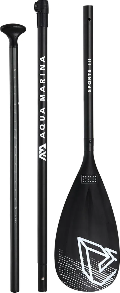 Pagaie SPORTS III Aqua Marina en Aluminium avec Manche Télescopique