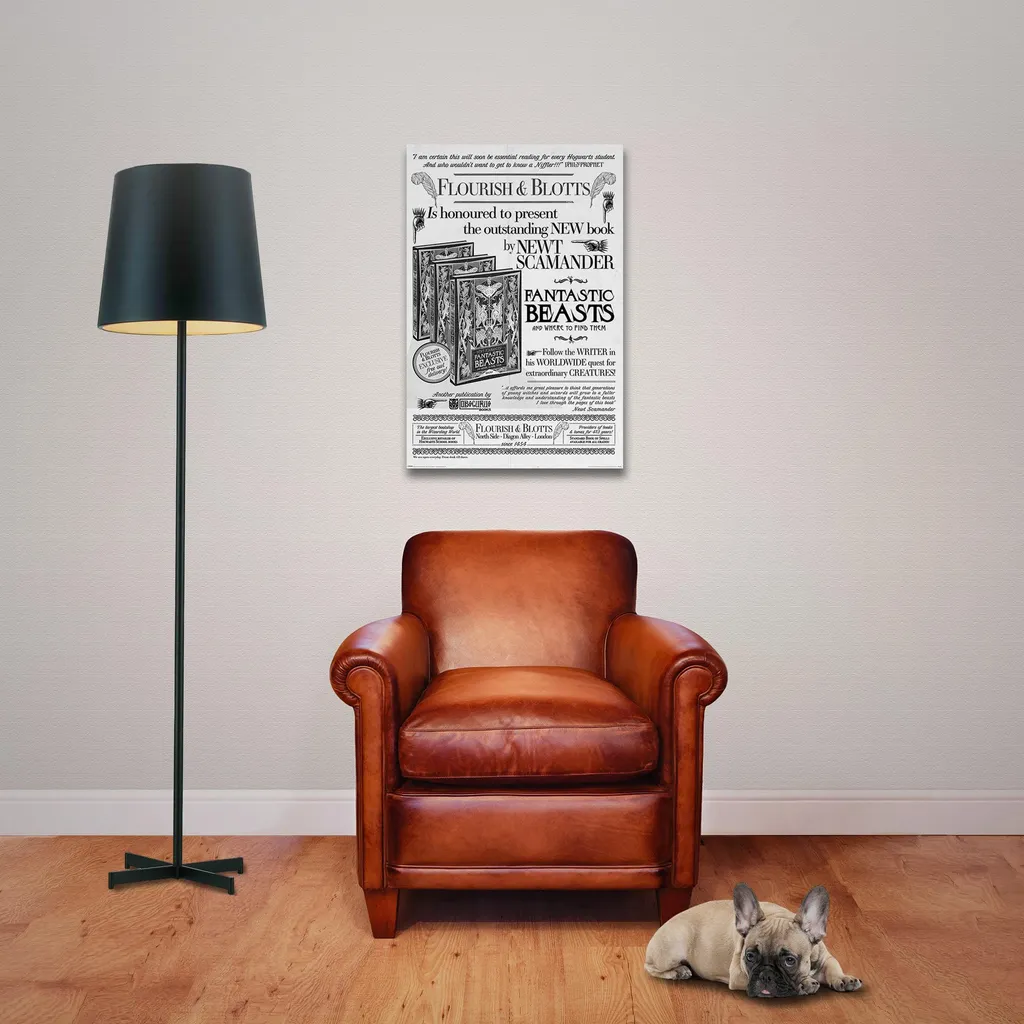 Fantastic Beasts Poster Flourish & Blotts con Appendi Poster in Legno 61cm
