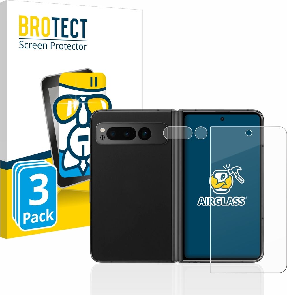 3x BROTECT Schutzglas für Google Pixel Fold Produktbild 