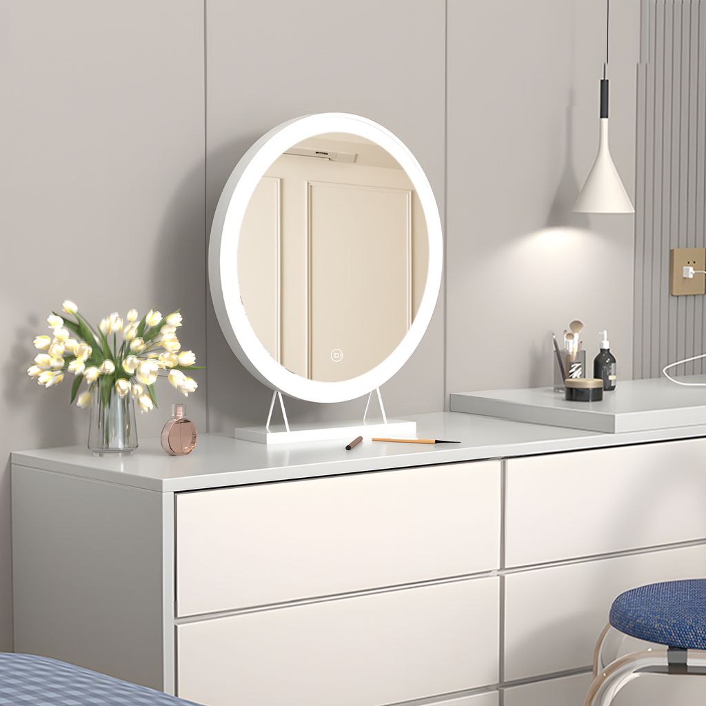 Heilmetz lusterko do makijażu Φ48cm Okrągłe lusterko do Zdjęcie produktu 