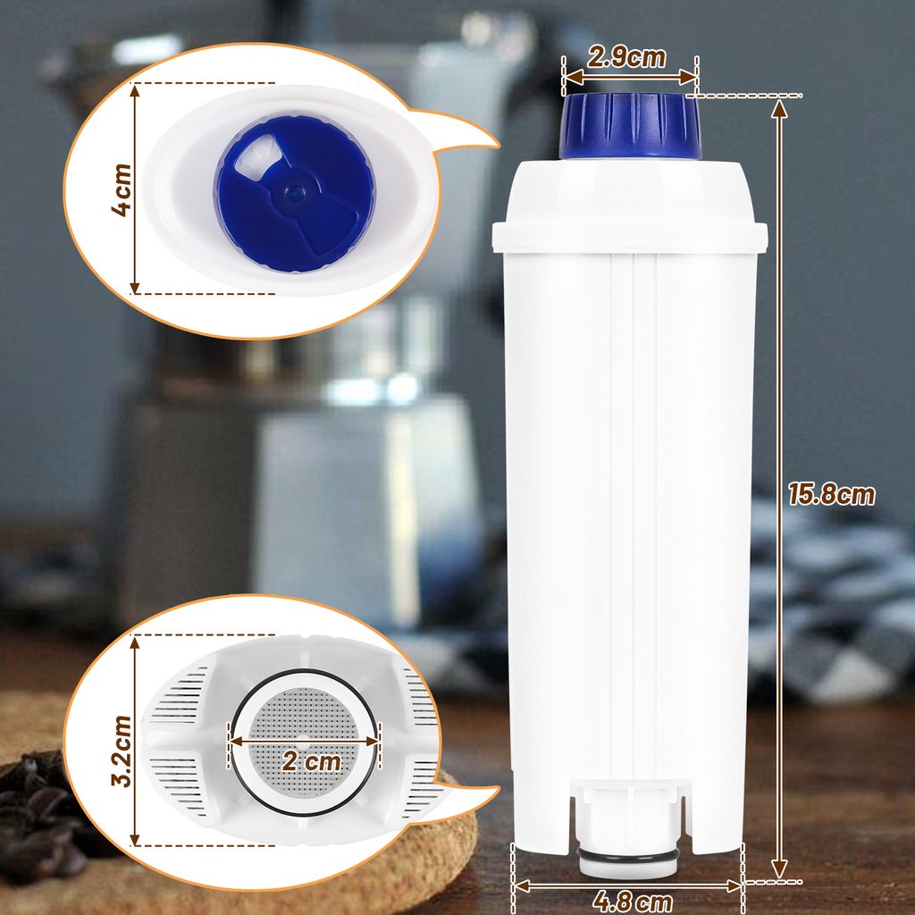 6 Pezzi Filtro Acqua Per La Sostituzione Delonghi Per DeLonghi DLS C002 ECAM ETAM EC680 EC800 Macchina Da Caffè Automatica Macchina Per Espresso YMYNY - Foto 2