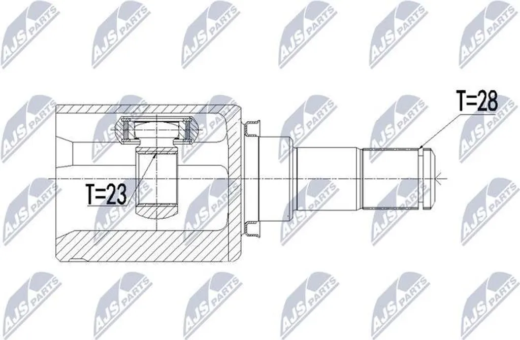 Joint de soufflet de cardan pour Mazda CX-3 - Kit NTY NPW-MZ-055 OE