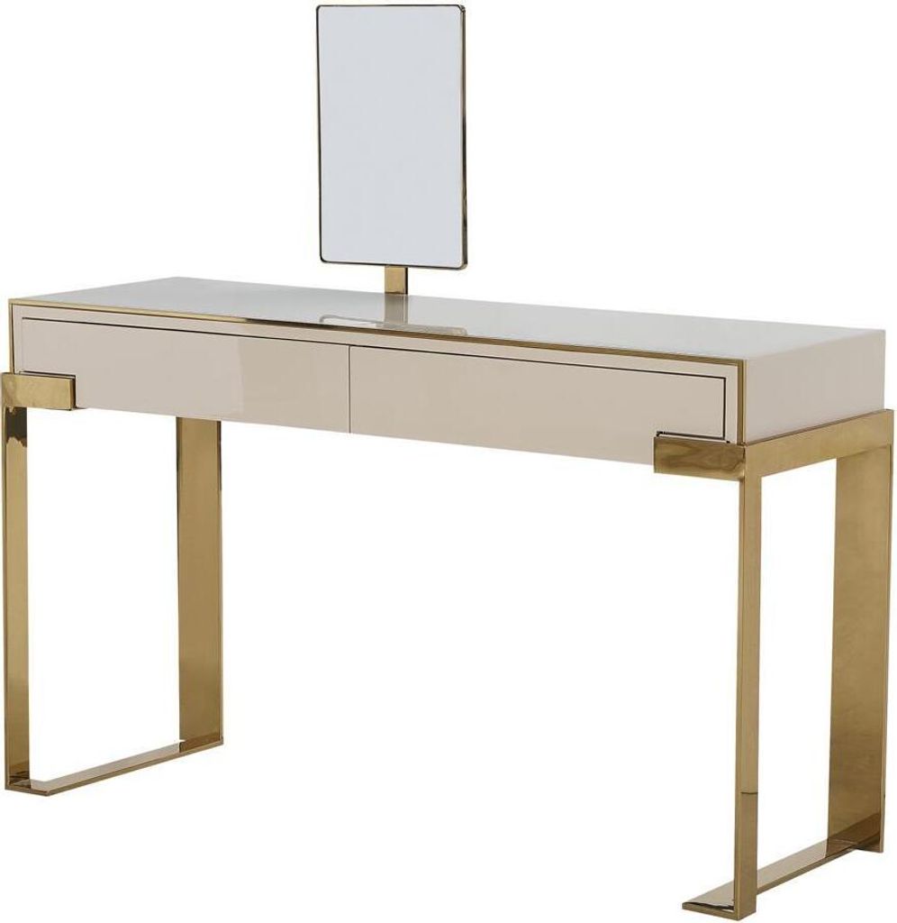 Luxus Möbel Konsolentisch Design Sideboard Tisch Schminktisch Edelstahl Designer