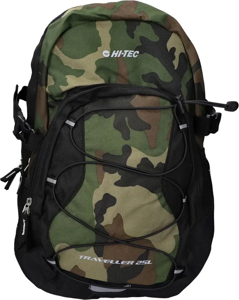 Sac à dos Hi-Tec Traveller 25L FS11913 - Vert Camouflage pour Randonnée