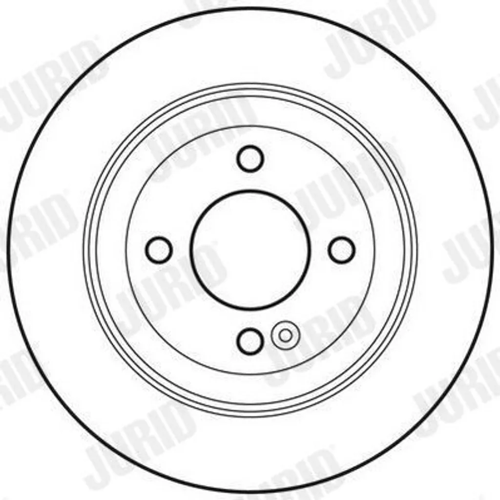 Disque de frein JURID 562764JC Performance pour Hyundai i20 GB IB 2x