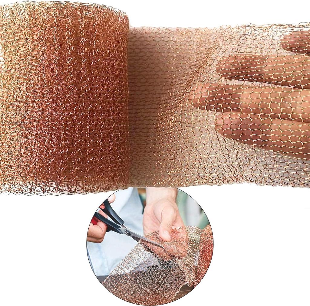 Kupferband gegen Schnecken - Flexibles Kupfergewebe - Schädlingsbekämpfung für Garten und Haus