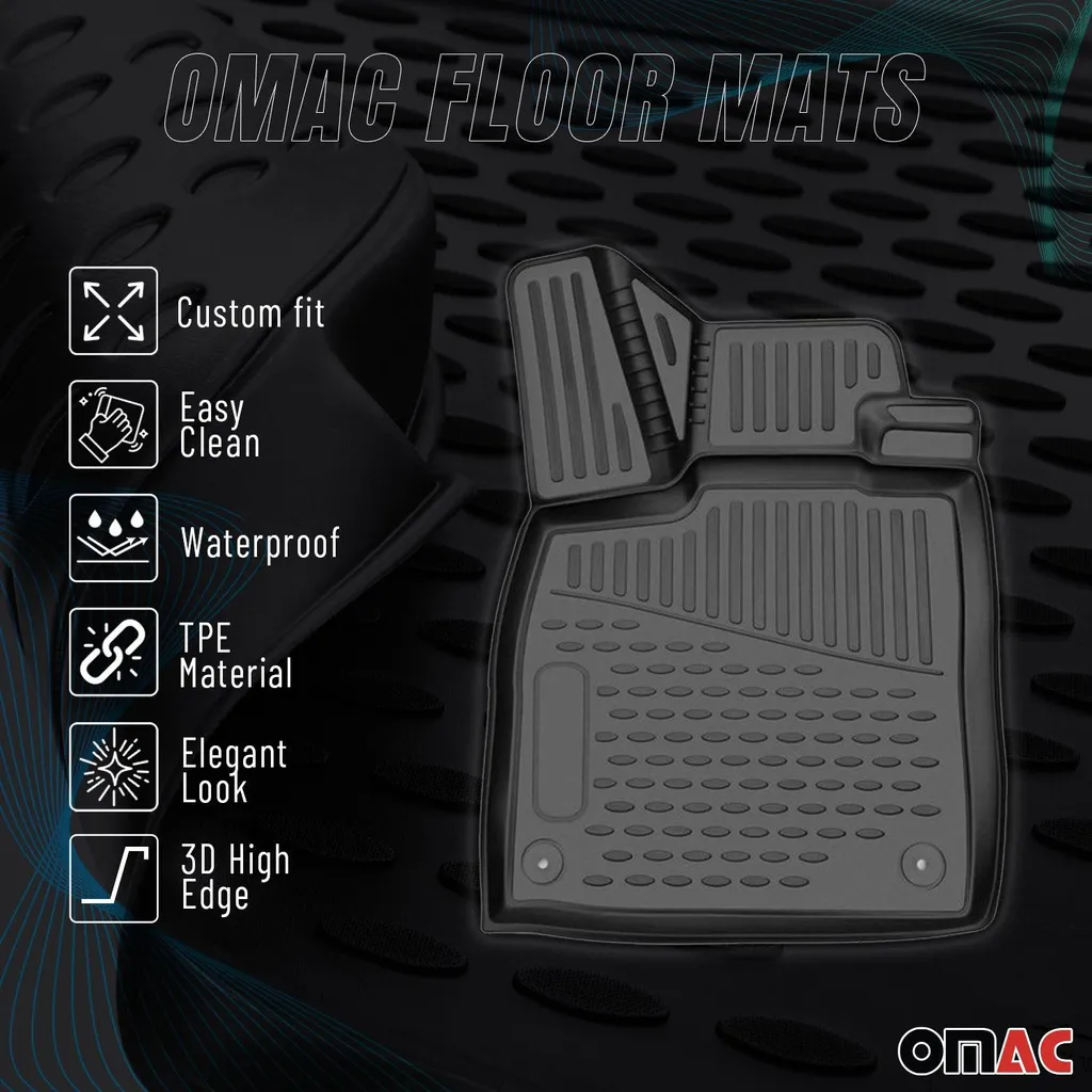 Tappetini Su Misura Infiniti FX35 2003-2009 TPE Nero - Sicurezza 3D - 2