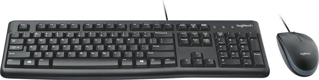 Logitech Desktop MK120 - Tastatur-und-Maus-Set - USB - QWERTY - US International