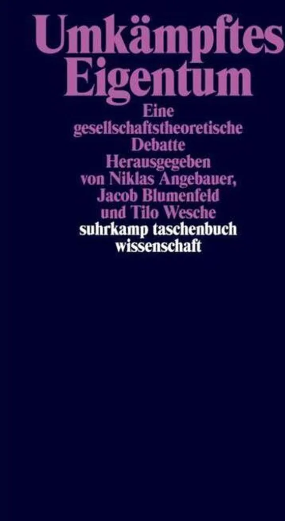 Livre Umkämpftes Eigentum : Débat Théorie de la Société par Tilo Wesche