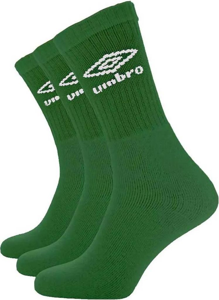 Umbro Sport Socken 3 Paare Grün EU 39-42 Mann Grün EU 39-42