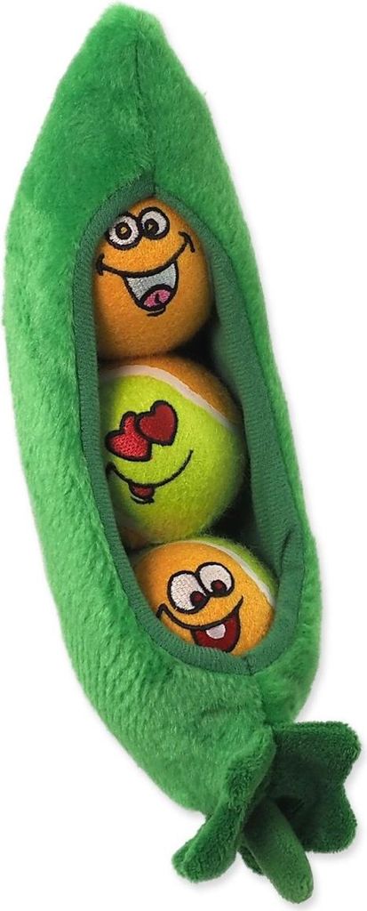 Toy Dog Fantasy Crazy ball M Set aus pfeifenden Bällen in Form einer Schote 24cm