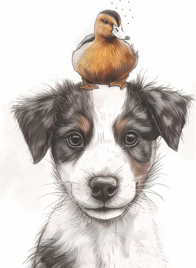Plakat 21x29,7cm Unerwartete Kumpel