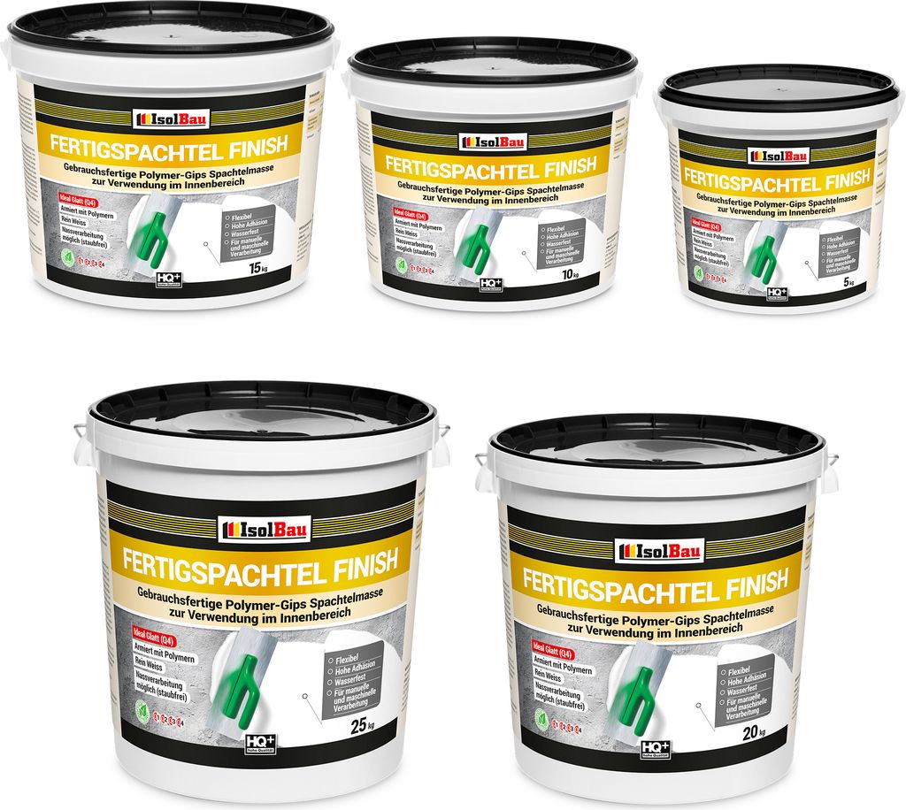 Isolbau Fertigspachtel Finish 25 kg, Glättspachtel Produktbild 2
