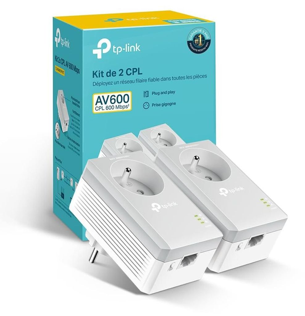 TP-Link TL-PA4015PKIT Adaptateur PowerLAN 500Mbit/s Image du produit 