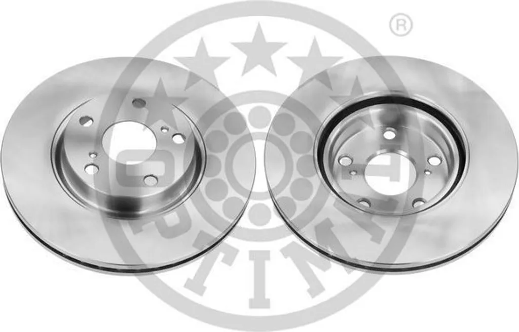 Stop Vibrations : 2 Disques Frein Avant Toyota Avensis T25 295mm OPTIMAL