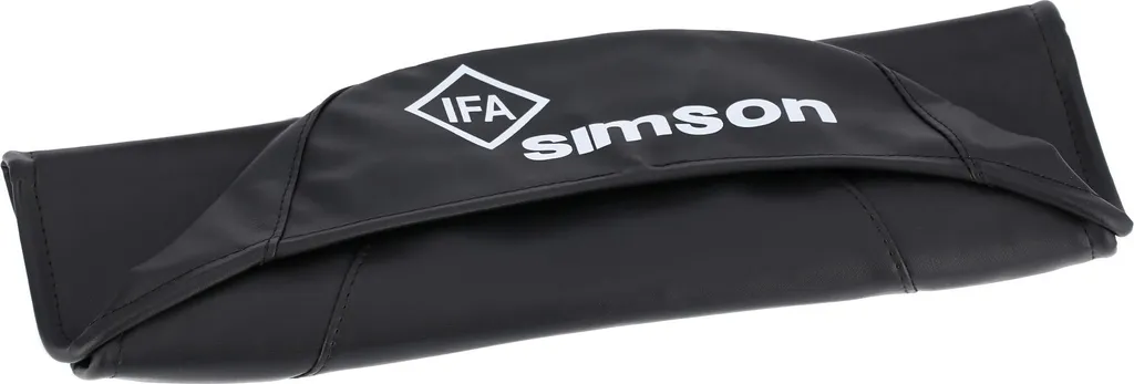 Coprisedile liscio, nero per panca corta con scritta Simson - Simson KR51/1 Schwalbe, SR4-2 Star