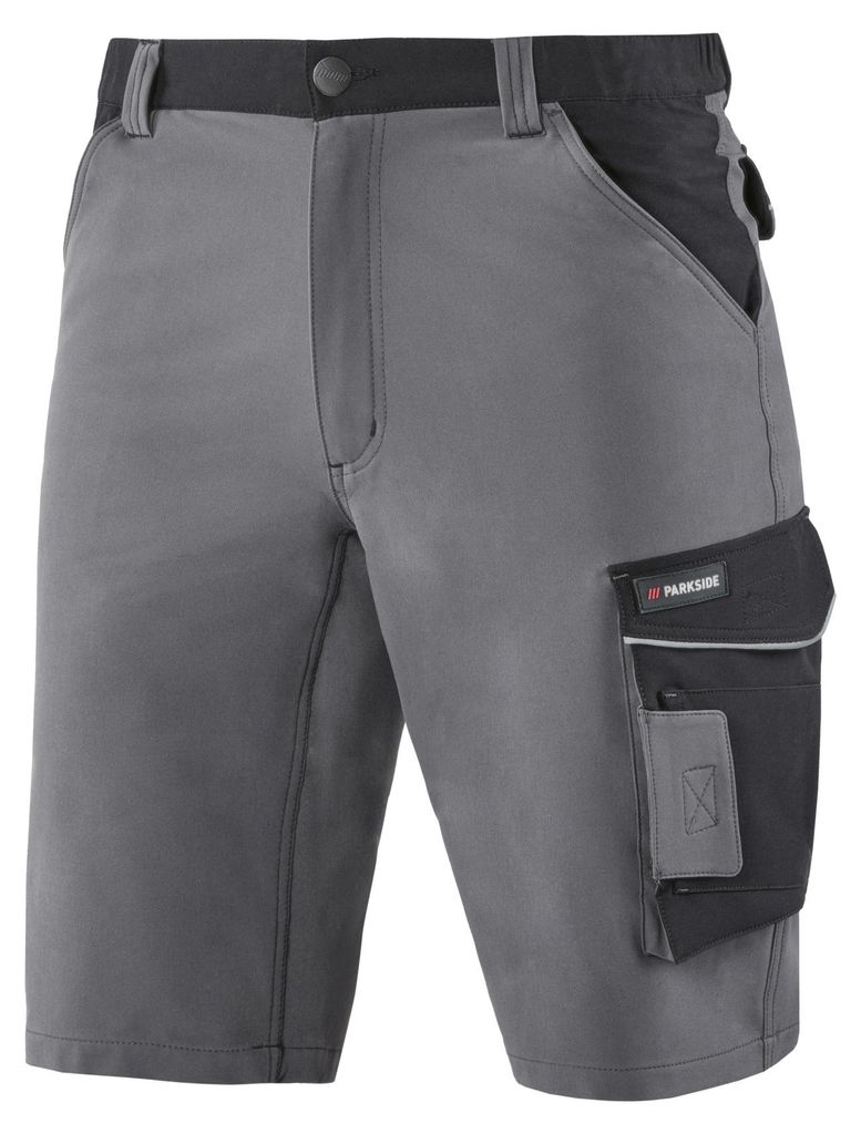 PARKSIDE® Herren Arbeitsshorts Stretch (Grau, L (52/54)) Produktbild 