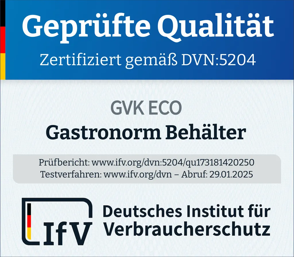 Bac GN 1/1 Perforé 200 mm Inox GVK ECO : Évitez l'Excès d'Humidité
