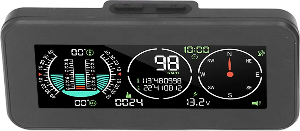HUD Voiture LCD Couleur Résistant Chaleur - Écran Intelligent Pivotant