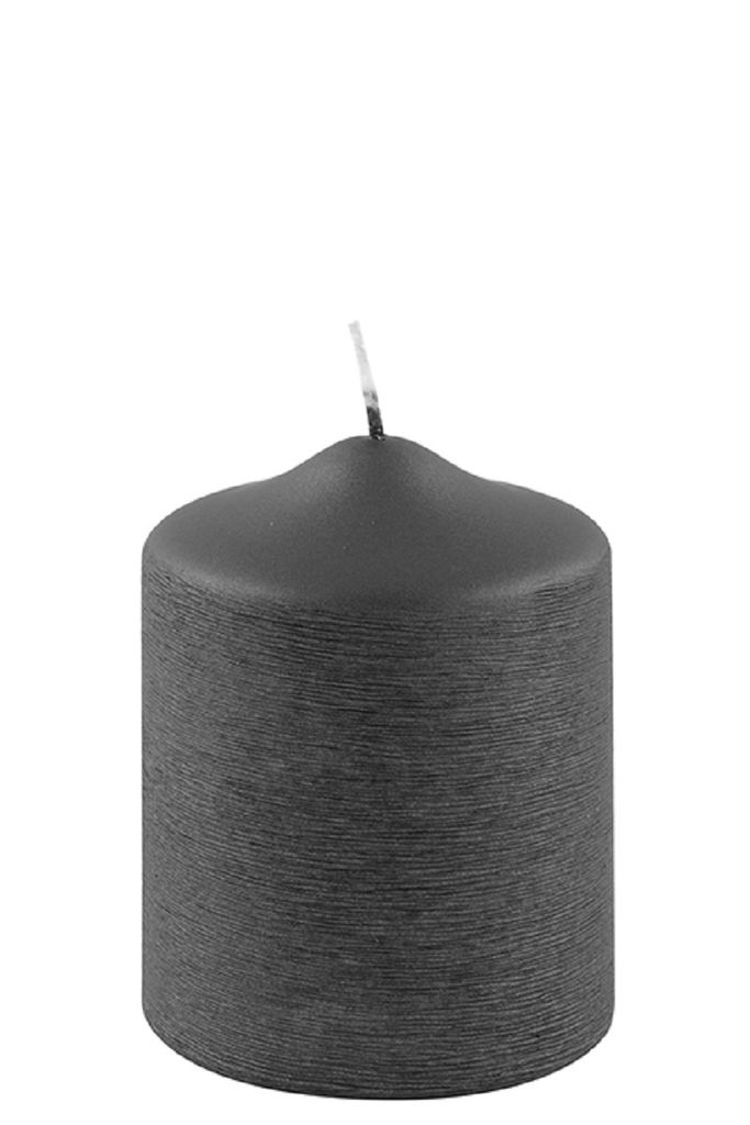 Fink Kerze CANDLE DH 8x10 cm grau Duftkerze Candle Produktbild 