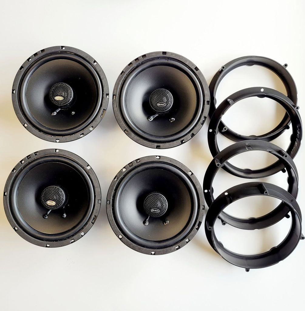 Mac Audio Lautsprecher Einbauset passend für Seat Ibiza 2002-2008 Leon 2005-2008 Tür vorne und hinten