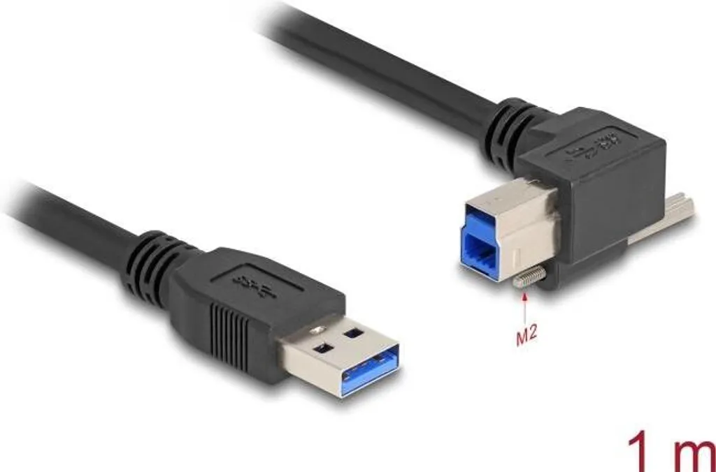 DeLOCK 80484 Câble USB 3.2 Gen 1 Type-A vers Type-B Noir de 1m