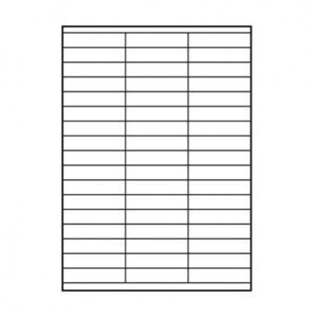 Logo-Etiketten 70mm x 16,9mm, A4, matt weiß, 51 Etiketten, 140g/m2, 25er-Pack, für Tintenstrahl- und Laserdrucker