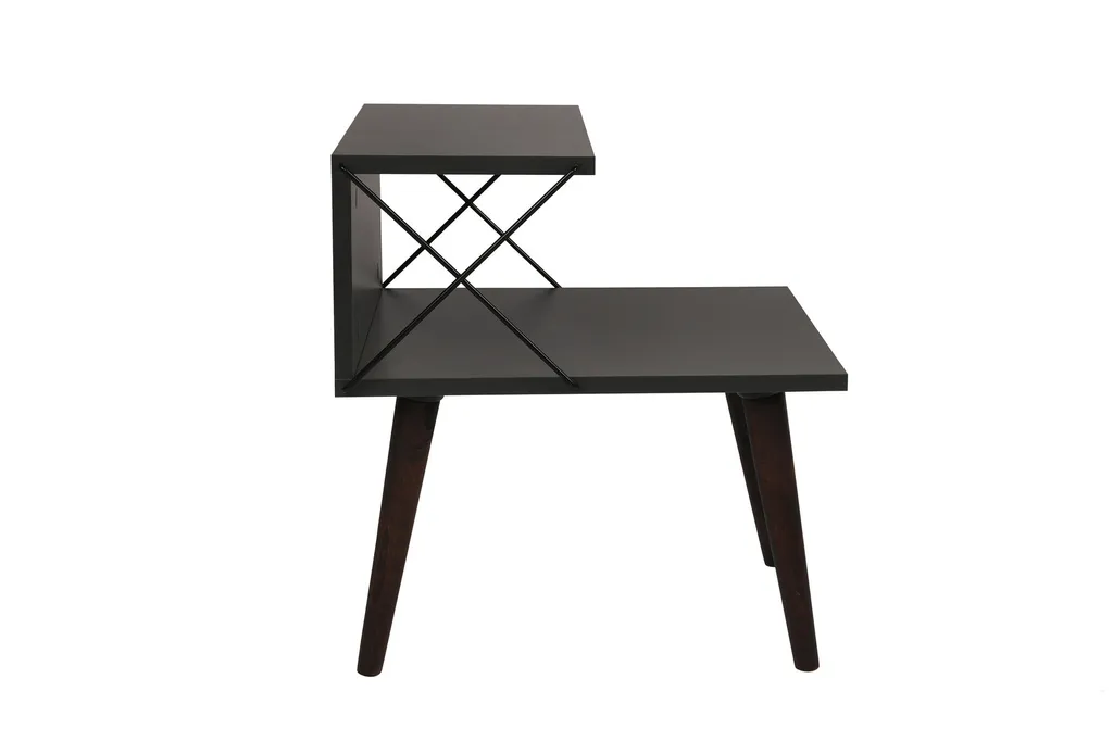Table de Nuit Anthracite Cross-KLN : Finies les Rayures et les Taches - 5