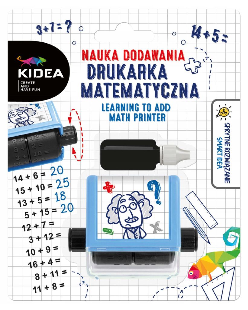 Drukarka/pieczątka matematyczna Dodawanie Kidea Zdjęcie produktu 