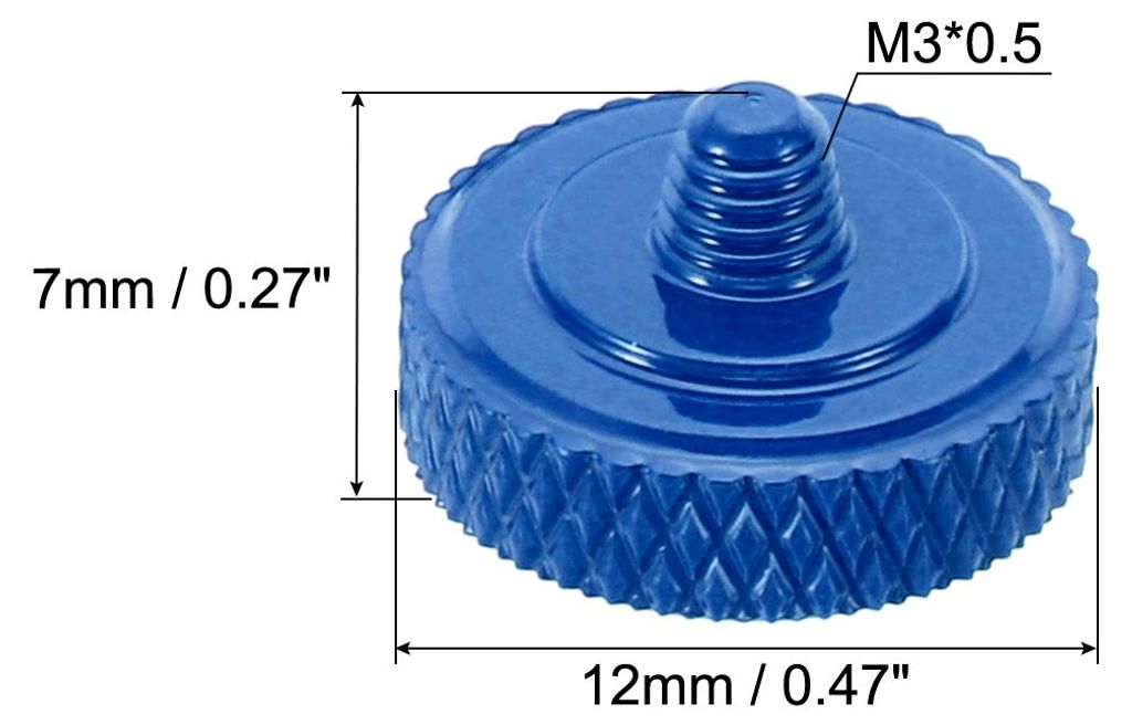 Kamera-Ausl?serknopf, 3er Pack Soft Shutter Release Button Reiner Kupfer-Kameraknopf Graviert Geeignet fš¹r DSLR/SLR-Kamera, Blau