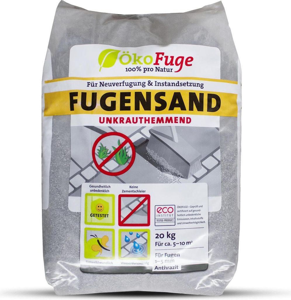 ÖkoFuge Fugensand Anthrazit 20kg Produktbild 