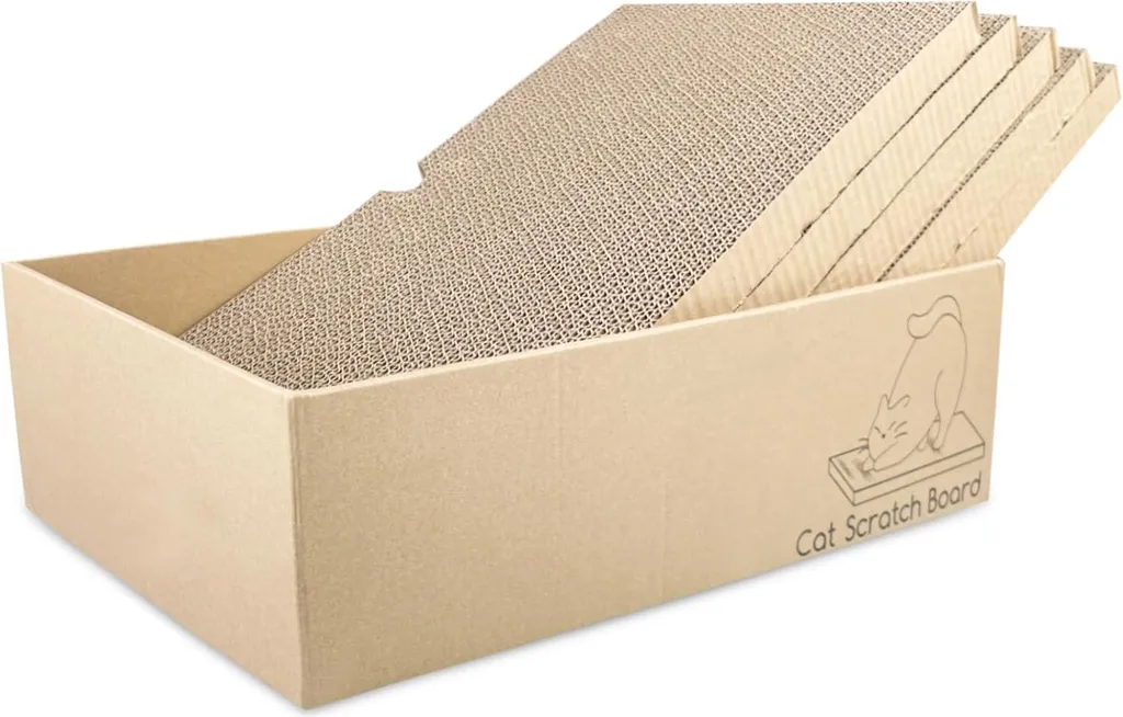 Protégez vos meubles avec ce griffoir chat réversible en carton durable