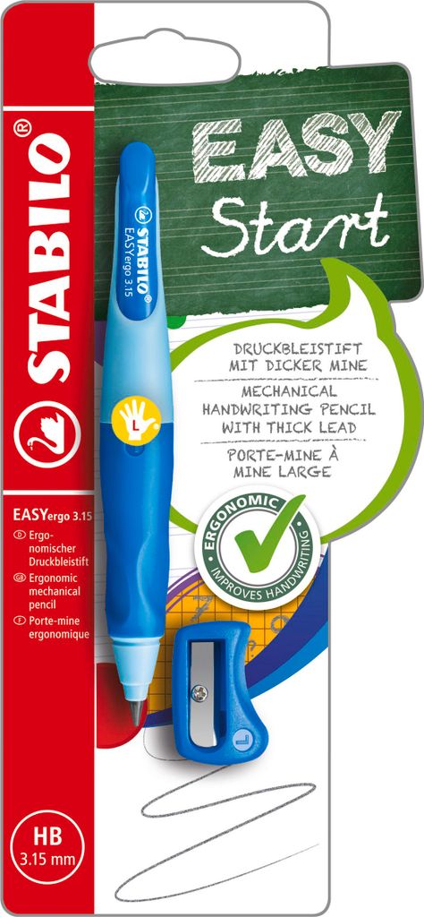 STABILO Ergonomischer Druck-Bleistift für Linkshänder -  Produktbild 