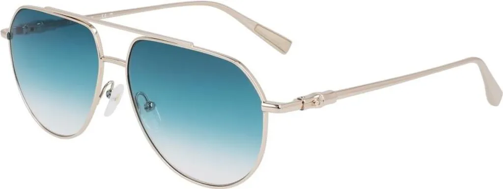 Longchamp LO174S : Lunettes de soleil légères anti-éblouissement or