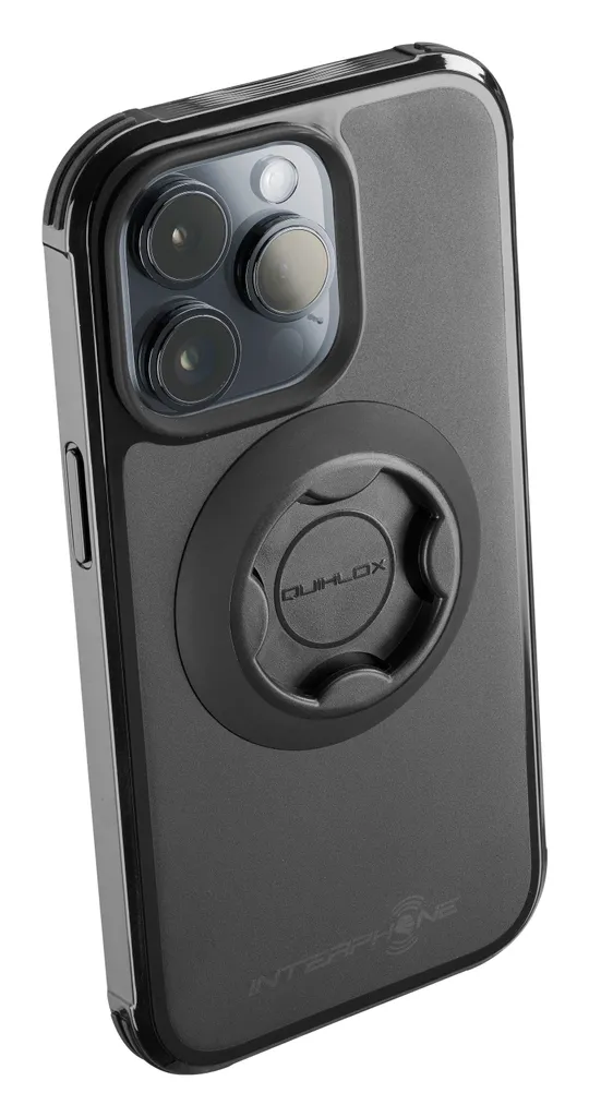 Coque Support Moto Quiklox Handycase iPhone 15 Pro - Fixation Rapide