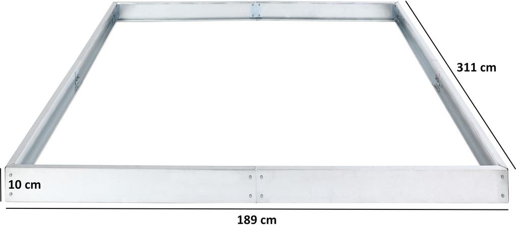 Zelsius Stahl Fundamentrahmen 311 x 189 x 10 cm | Produktbild 2