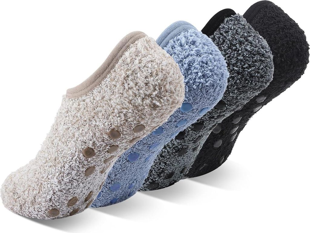 4 Paar Stoppersocken für Damen Herren, Hüttensocken Produktbild 