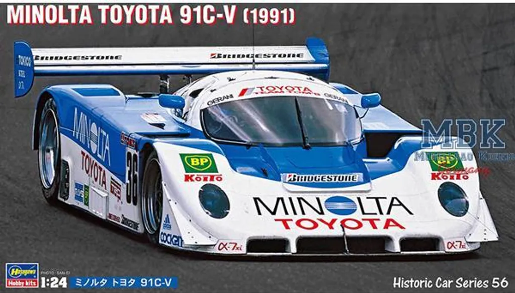 Maquette à monter Minolta Toyota 91C-V Hasegawa HAS21156 échelle 1/24