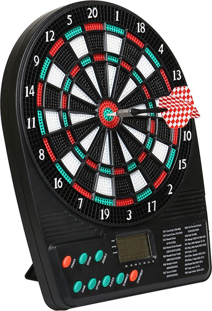 Elektronische Dartscheibe, Elektrische Dartscheibe mit LCD-Bildschirm, automatische Punktevergabe, intelligente Dartscheibe für Unterhaltung im In...