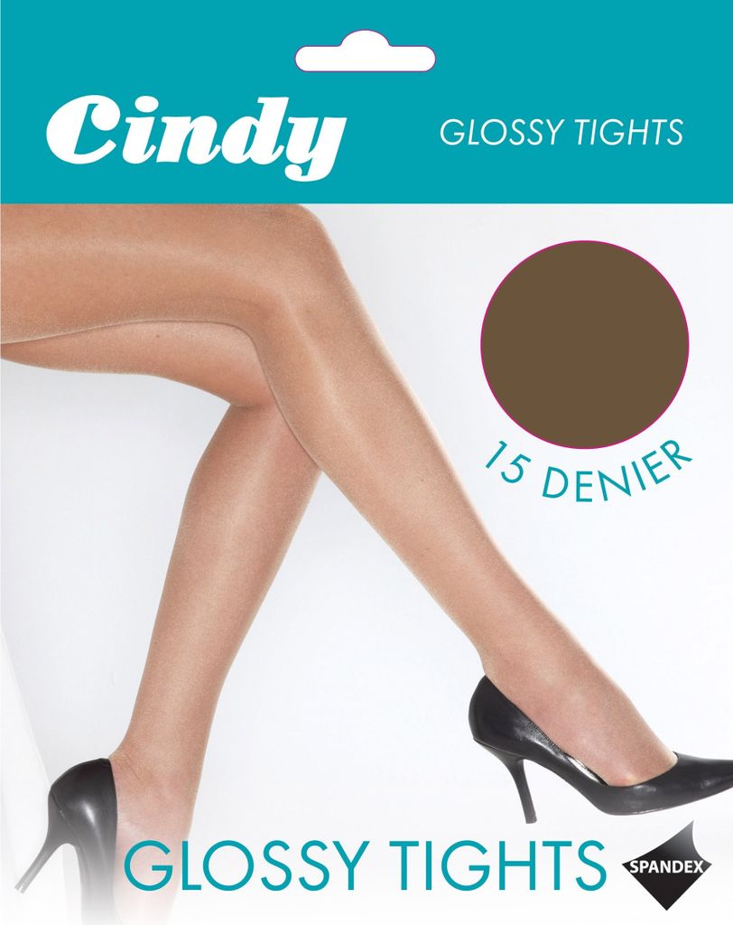 Dámske lesklé pančuchové nohavice Cindy, 15 denier LW102 Obrázok produktu 