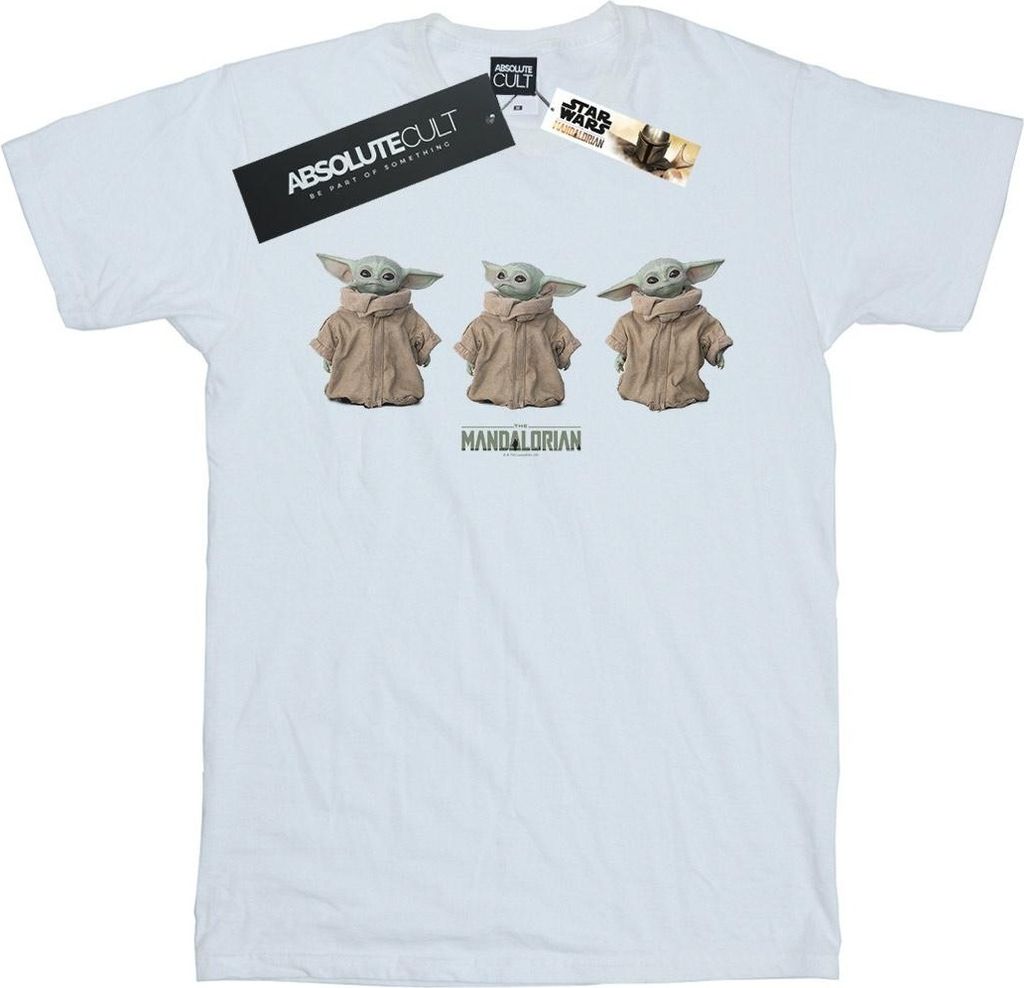 Star Wars - "The Mandalorian The Child" T-Shirt für Damen BI49181 (4XL) (Weiß)