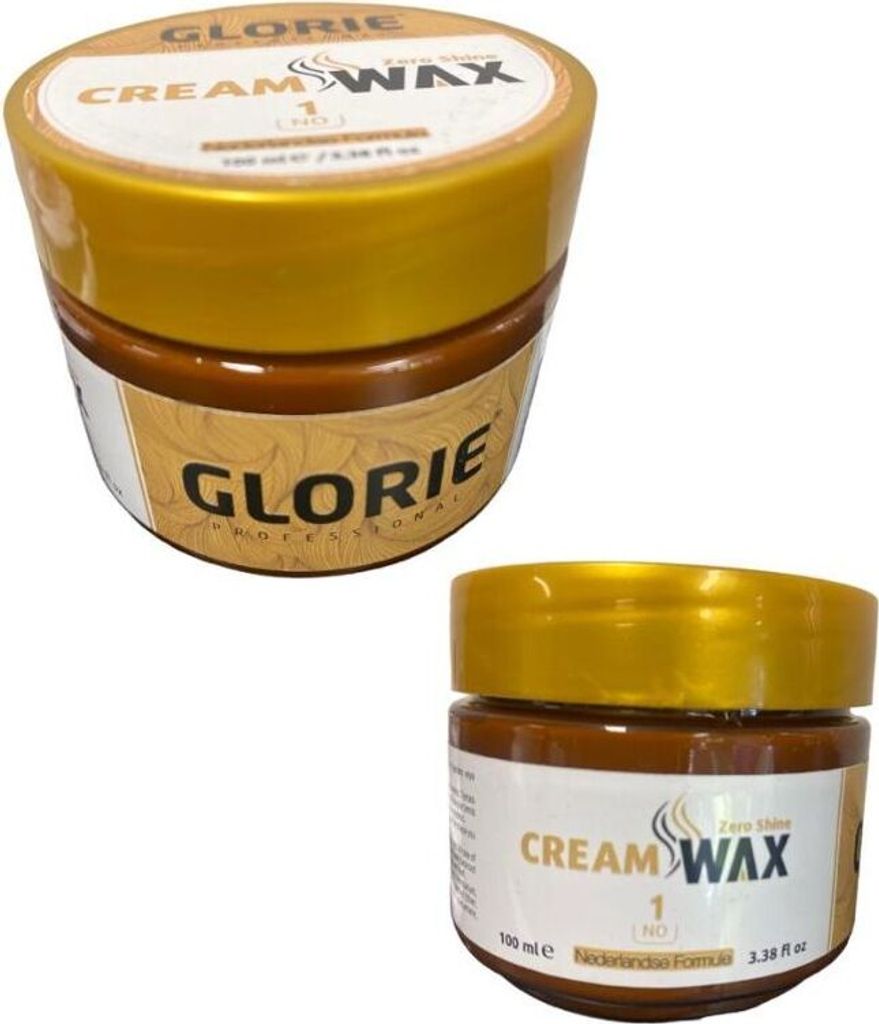 Glorie Professional Creme Wachs gewelltes Haar und Null-Glanz 4 x 100 ml