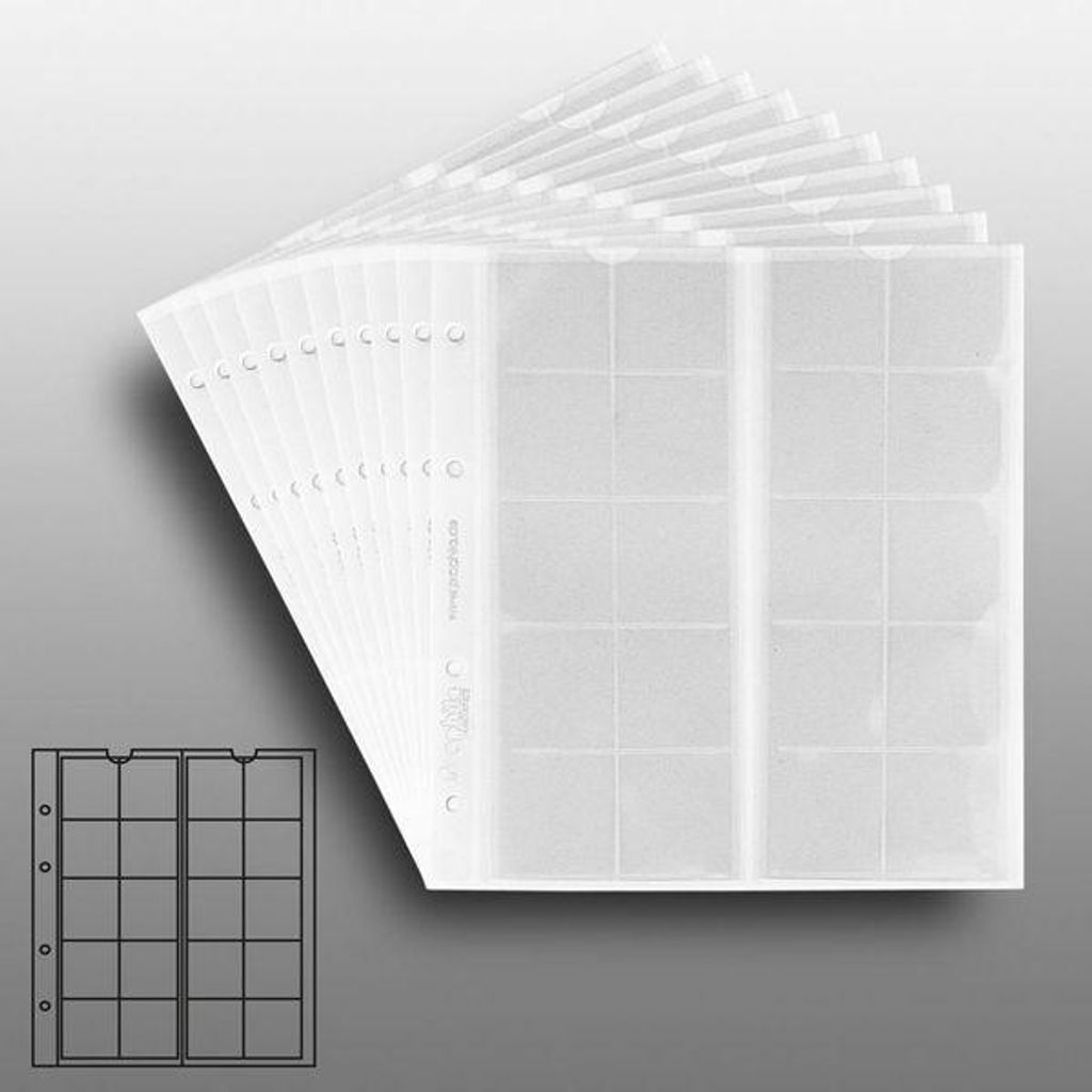 Prophila Collection 10 numismatische Münzhüllen, je 20 Produktbild 