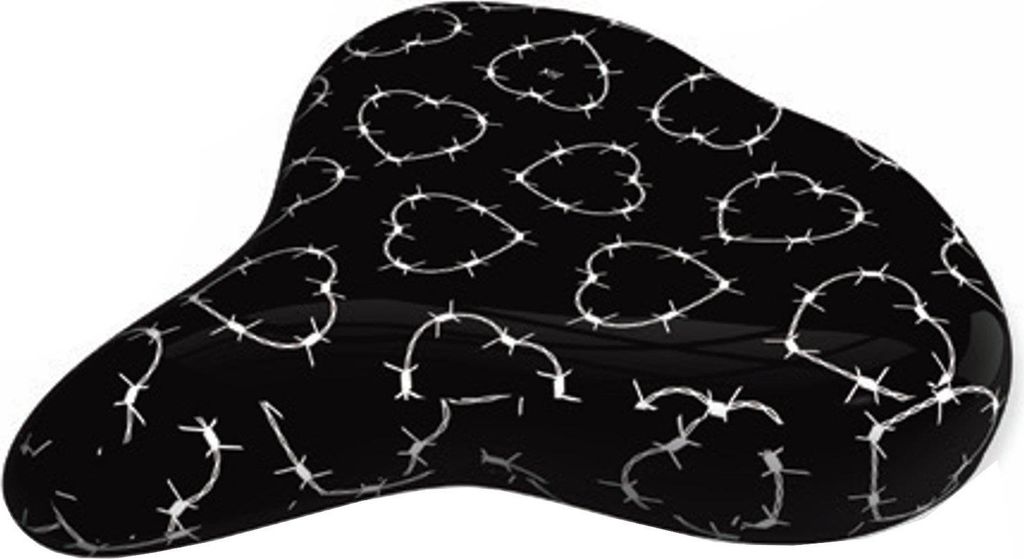Liix Sattelbezug Saddle Cover , Love Hurts Schwarz