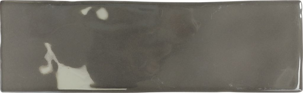 Wandfliese Borgo 6,5 x 20 cm anthrazit glanz