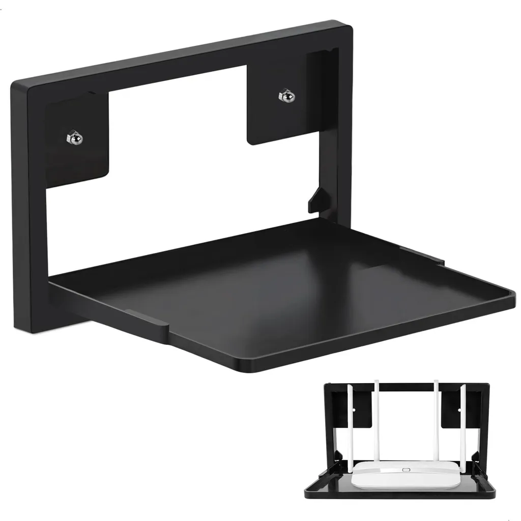 Étagère de projecteur murale et support box internet pour petit espace