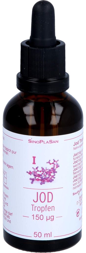 SinoPlaSan Jod Tropfen 150 ug, 50 ml Lösung Produktbild 