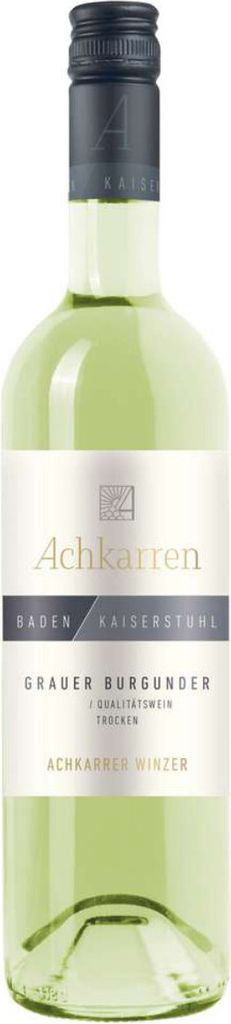 2015 Achkarrer Grauer Burgunder trocken | 12,5 % vol | 0,75 Produktbild 