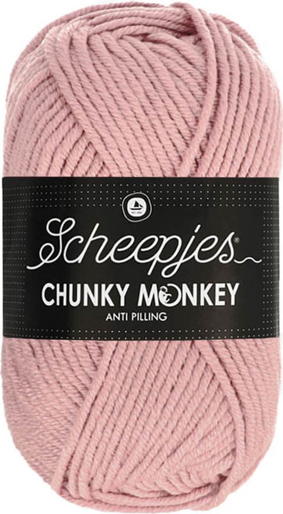 Scheepjes Chunky Monkey 100g 1080 Pearl Pink